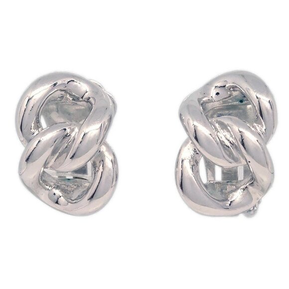 Christian Dior Earrings Clip-On Silver 185822 - Picture 1 of 4